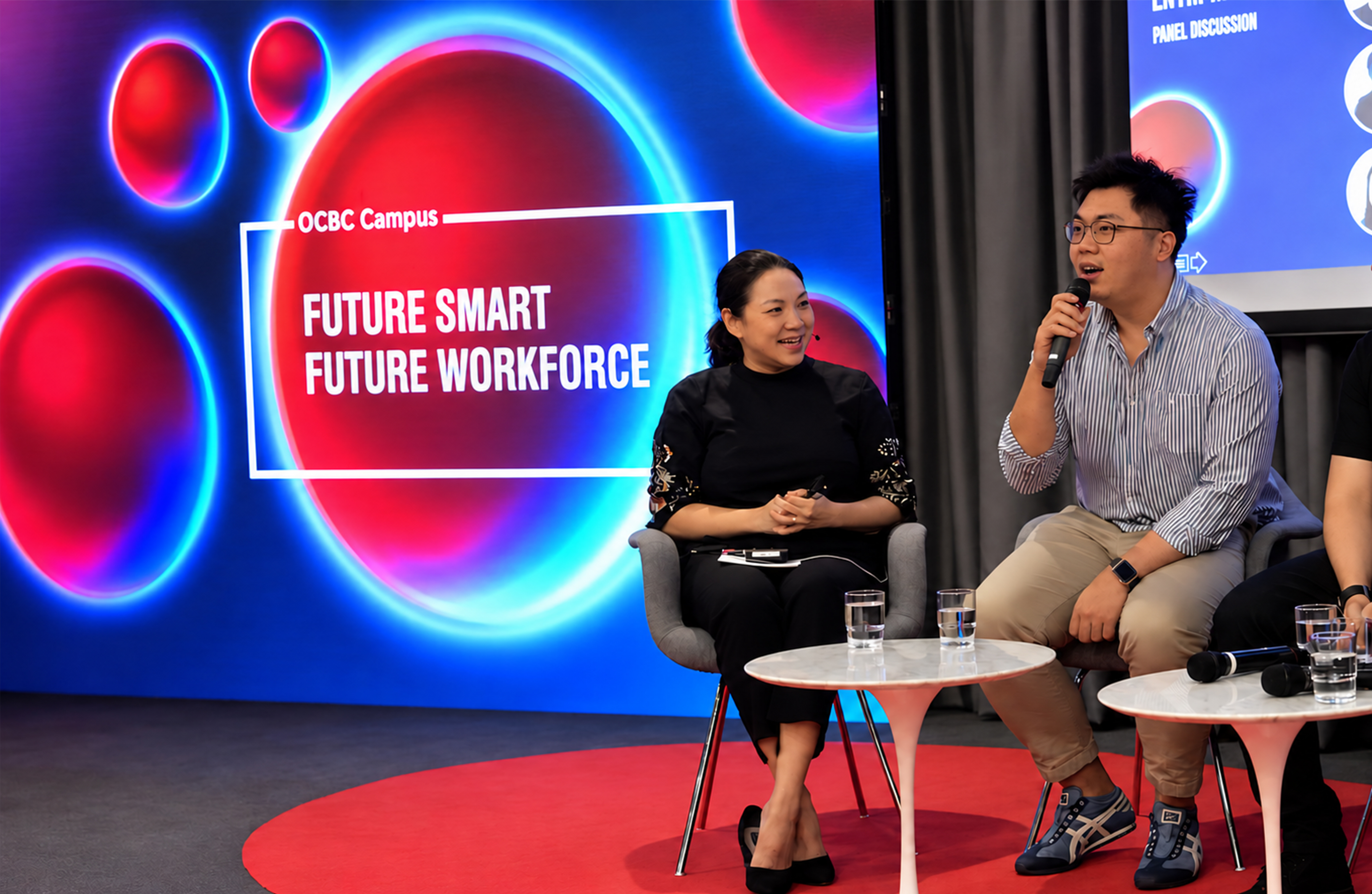John Chen speaking at the OCBC Future Smart Future Workforce panel