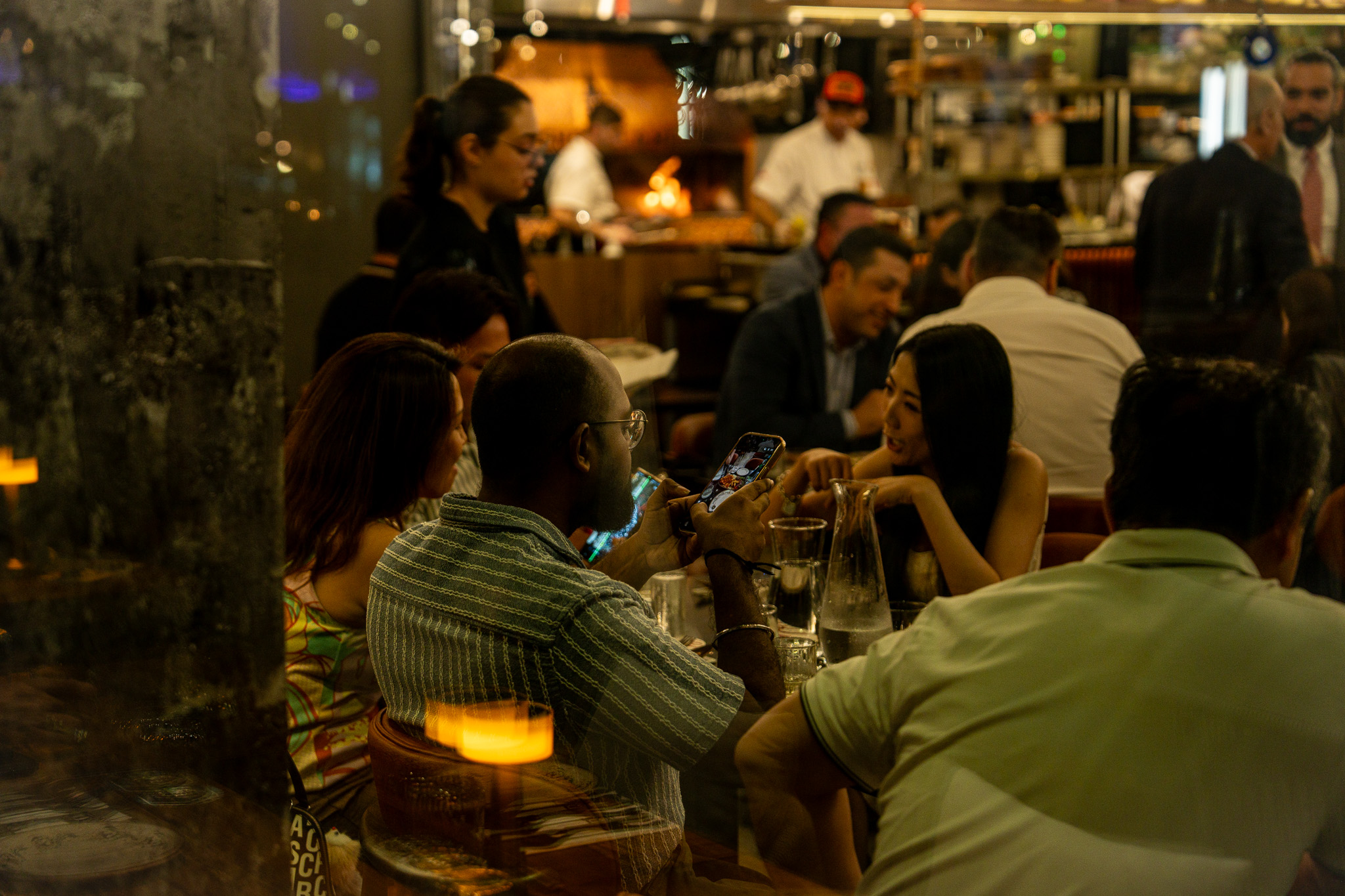 Interior ambience and guest experience at Pera