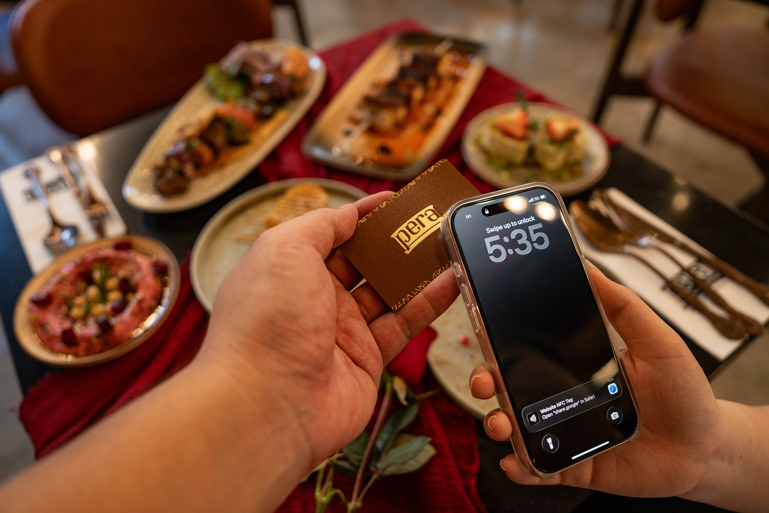 Pera NFC card technology in action