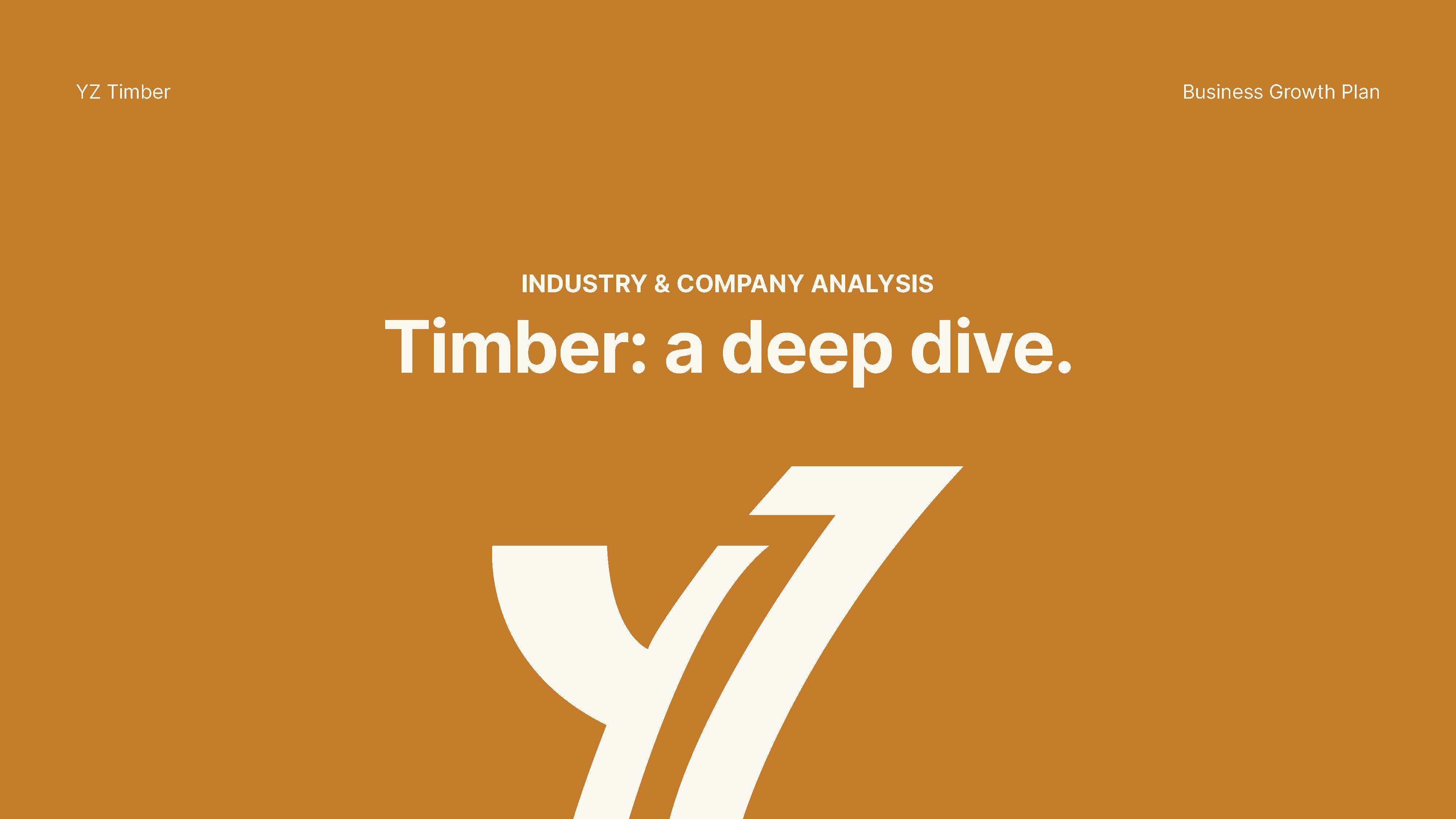 Timber industry analysis section cover