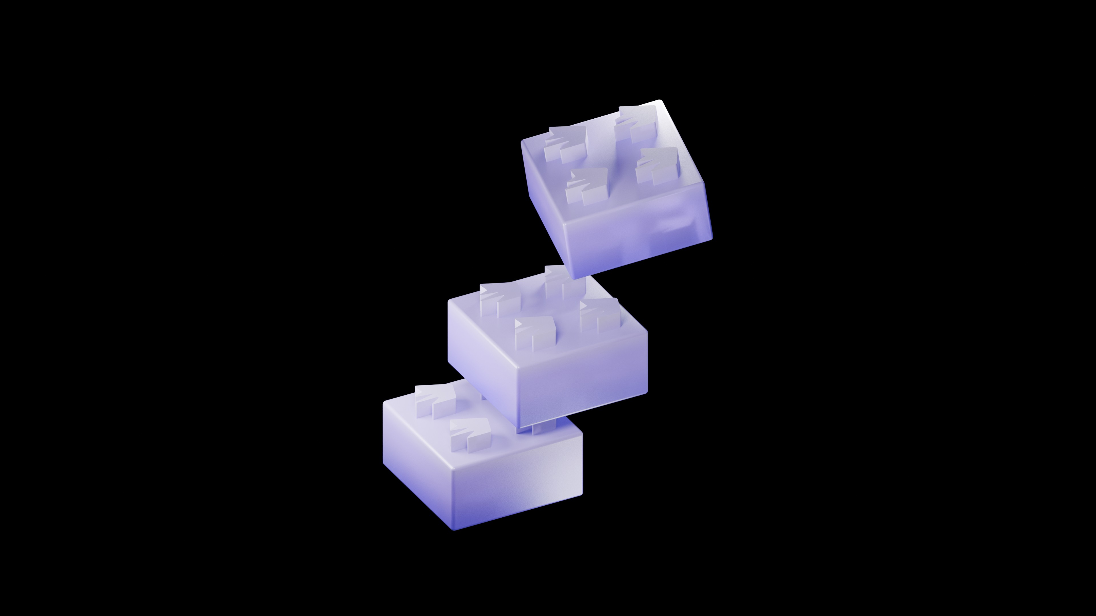 A glass octahedron transforms a narrow beam of light into a wider spectrum.